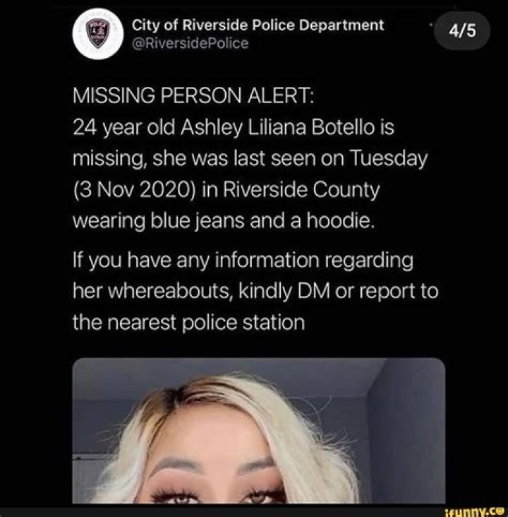 Has Ashley Liliana Botello Been Found?